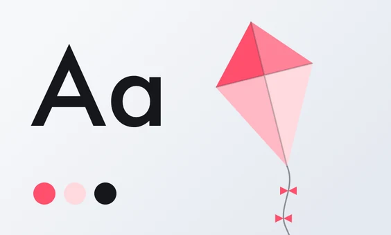 Kite cover: a pink paper kite
