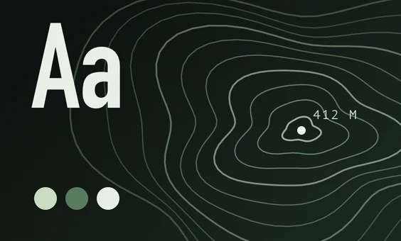 Strata cover: topographic contour lines
